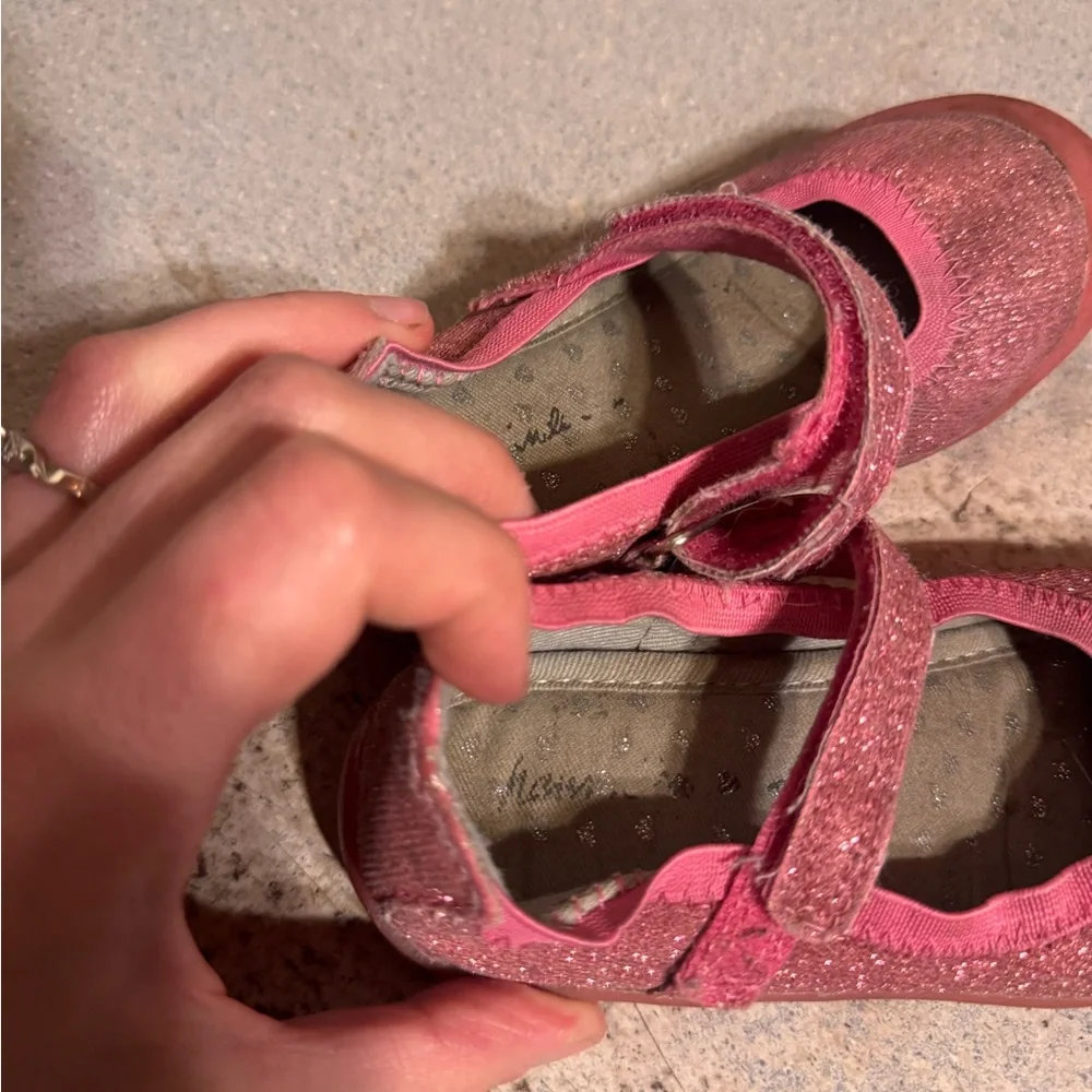 Glittery Hanna Andersson toddler size 8 Kids Shoes